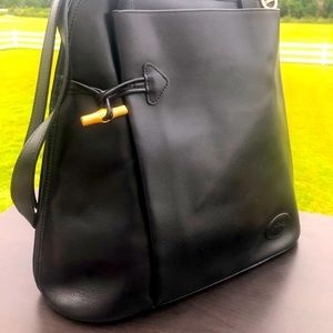 Longchamp Leather Roseau Toggle Bag